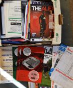 Assorted Football Programmes many friendly programmes, wide variety of teams, worth a good sort (#