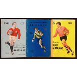 3x 1960s The Australian Rugby Union Almanacs - incl 1960 featuring British Lions player John Young