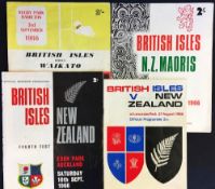 1966 British & Irish Lions Rugby New Zealand tour programmes - v N.Z. Maoris, Waikato wit 3rd and