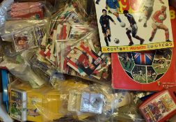 Assorted Football Trade Cards, Stickers and Ephemera to include a large variety such as Pro Set, Top