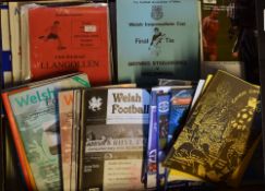 Selection of Welsh non-league club Football programmes to include Abercynon, Aberaman, Afan Lido,