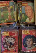 1960s Charles Buchan's Football Monthly Magazine Selection starting at 1960s running through to