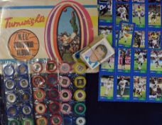 Turnwright's N.F.L Souvenir Football Sticker Album appears incomplete, comes with a quantity of