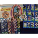 Turnwright's N.F.L Souvenir Football Sticker Album appears incomplete, comes with a quantity of