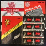 1959 British & Irish Lions v New Zealand tour programmes - for the 1st, 2nd, 3rd and 4th tests at