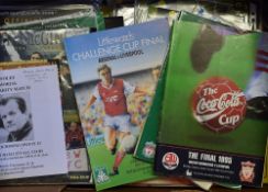 Assorted Football Programmes includes some Big Match Programmes League Cup Final, World Cup