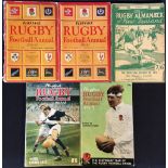 Playfair Rugby Football Annuals - for years 1959-60, 1962-63, 1967-68 and 1970-71 plus the Rugby