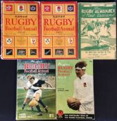 Playfair Rugby Football Annuals - for years 1959-60, 1962-63, 1967-68 and 1970-71 plus the Rugby