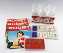 Rugby World Cup and Grand Slam Rugby memorabilia - incl Grant's Scotland's 'Grand Slam' coin