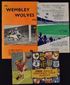 1960 FA Cup Final 'Eve of the Final Rally' programme, 'Tiger' album of football club badges (