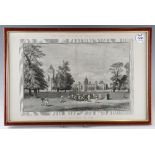 1891 Rugby School Lithograph - from the 'The Great Schools of England No. V' - titled 'Rugby School,