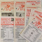 Collection of Manchester Youth & Reserve programmes from 1960's to 1980's to include 1964 Manchester