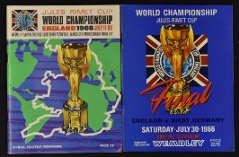 1966 World Cup Final Football Programme England v West Germany dated 30 July 1966 original issue