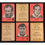 Collection of PlayTime Rugby Gum "Famous Rugby Players 1966-1968" - issued by Chewing Gum