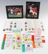 Wales Rugby memorabilia - including 16 home match tickets at Cardiff from New Zealand 1972 to New