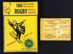 1954 South Africa Rugby Annual and later test match ticket - 1954 South African Rugby Annual, 5th