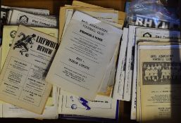 Collection of Rhyl home Football programmes to include 1974/75 Oldham Athletic, 1978/79 Stoke City