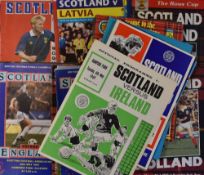 Collection of Scotland home international Football Programmes from 1960's onwards. (41). Worth a