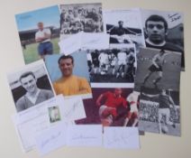 World Cup 1966 Football Autograph Selection includes various photographs, prints and cards with