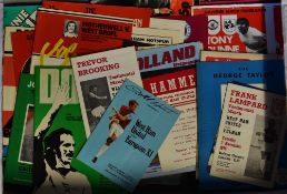 Collection of Testimonial Football Programmes to include Jeff Hall, Mike Doyle, Bobby Charlton,