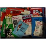 Collection of Testimonial Football Programmes to include Jeff Hall, Mike Doyle, Bobby Charlton,