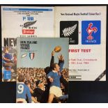 3x New Zealand v France rugby test programmes from the '70's and '80's - incl 1979 at Auckland