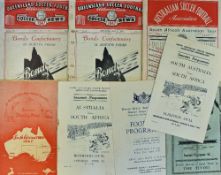 1947 South Africa tour of Australia Football Programmes to include Illawarra District, Australia,