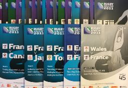 2011 Rugby World Cup Programmes from group games and up to the Semi Finals (26) - Semi- Final,