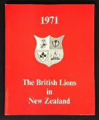 1971 British & Irish Lions Rugby New Zealand tour tribute brochure - 60pp, The Rugby Union