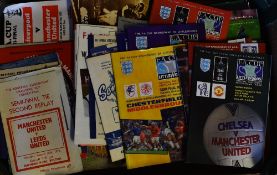 Collection of FA Cup semi-final programmes from early 1960's onwards, generally good condition. View