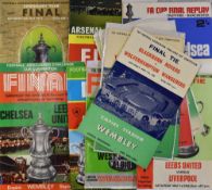 Collection of FA Cup Final programmes to include 1960, 1961, 1962, 1963, 1964, 1965, 1966, 1967,