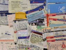 Collection of Shrewsbury Town match tickets homes with a good content of aways, also member