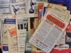Selection of 1950's Football programmes with interesting fixtures and variety of clubs. Condition