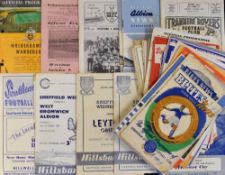 Assorted Football programmes a mixture of teams includes 1956 Crystal Palace v Cardiff City, 1959