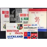 1966 British & Irish Lions Rugby New Zealand tour programmes - incl the 4th Test match v New Zealand