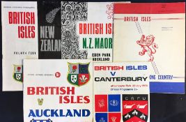 1966 British & Irish Lions Rugby New Zealand tour programmes - incl the 4th Test match v New Zealand