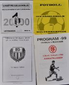 1999 Wolverhampton Wanderers tour of Scandinavia Football Programmes to include Olofstroms IF (13