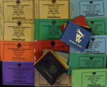 Selection of Wolverhampton Wanderers season tickets to include 1960/61, 1961/62, 1963/64, 1967/68,