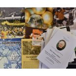 Collection of Wolverhampton Wanderers memorabilia to include Xmas cards, Thanksgivings service for