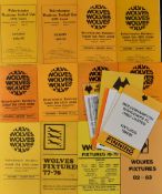 Wolverhampton Wanderers fixture lists for 1965/66 to 1989/90 seasons (complete run excluding 1967/