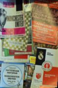 Quantity of Manchester United Away Football Programmes includes League Cup and European matches,