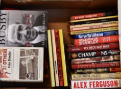 Selection of Manchester United Books and Annuals includes Alex Ferguson, Matt…United and Me,