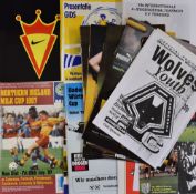 Wolverhampton Wanderers youth team football programmes to include 1997/98 Notts. County (Cup Final),