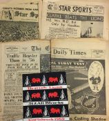 1959 British & Irish Lions Rugby New Zealand tour programme and newspapers - 1st test programme in