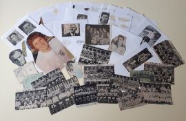 Approximately 500 Football Autographs from 1950s through to 70s includes a wide variety of players