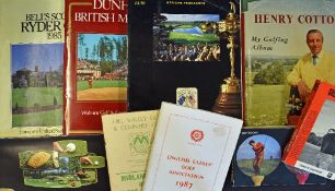 Golfing Programmes & Magazines - includes Open Golf Championship Programmes 1974, 1988, 1990,