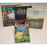 Golf Collecting Reference Books - one signed (4) - to incl Henderson and Stirk classic -"Golf In The
