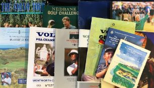 Collection of 1990's Open Golf Championship Player Guides & Programmes together with golf