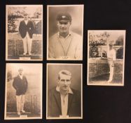 Cricket - Yorkshire Cricket Phillips 'Pinnace' premium Photocards George Hirst, E. R. Wilson, S.