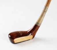 Fine Tom Morris Signature replica scare head putter - hand made by The Laird Co St Andrews c/w